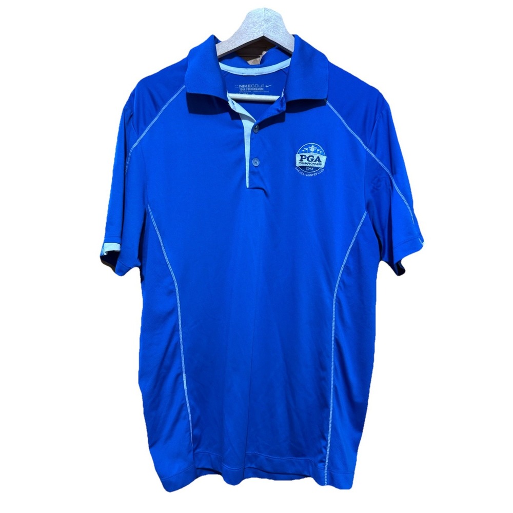 Vintage 2013 PGA Championship Oak Hill CC Nike Golf Polo Shirt Majors Small EUC
